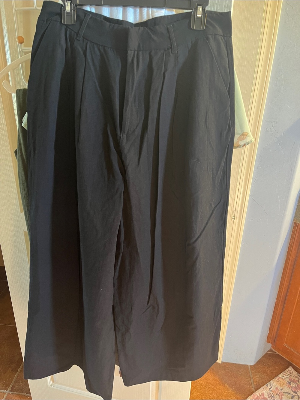 Zara Wide Leg Pants in Black